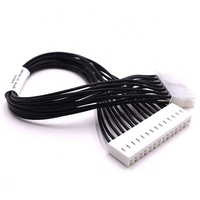 Kabel Rakitan Elektronik Konektor 14 Pin Dua Baris Kustom, Kabel Molex JST untuk Motherboard PC