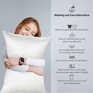 โรงงานขายส่งที่กำหนดเองหรูหราสะดวกสบายซูเปอร์นุ่ม100% หม่อนผ้าไหมปลอกหมอนสำหรับผม - Product Image 6