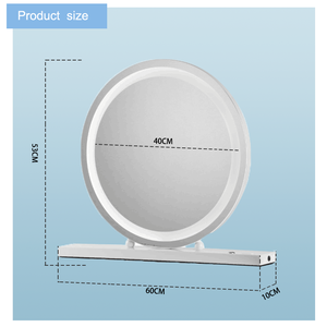 <span class=keywords><strong>Miroir</strong></span> <span class=keywords><strong>de</strong></span> Coiffeuse Professionnel Style Hollywood 20 Pouces <span class=keywords><strong>avec</strong></span> 1x <span class=keywords><strong>Miroir</strong></span> <span class=keywords><strong>et</strong></span> 3 Couleurs d'<span class=keywords><strong>Éclairage</strong></span> LED Dimmables, Rechargeable par USB - Product Image 5