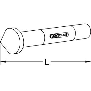 KS เครื่องมือกรวยหน้าแปลน, Ø 10-22มม., 131มม - Product Image 2