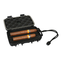 Étui à cigares Everest EPCX6001, portable, étanche, antichoc, en plastique, petite boîte pour fumer