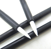 Brosse à maquillage jetable avec manche en plastique pour eye-liner