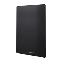 Plaque chauffante infrarouge en verre à cristaux de carbone G60D 600W avec thermostat intelligent et panneau réfléchissant en aluminium ou en acier