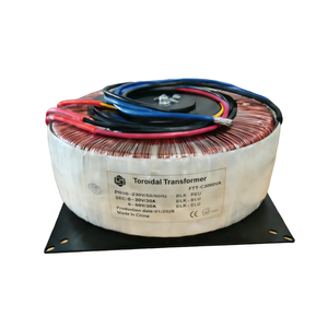 Transformateur toroïdal d'alimentation pour amplificateur audio 45V-0-45V 24V-0-24V 50-0-50V 30W 100W 300W 500W 1000W 5000W - Product Image 3