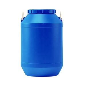 Wholesale 50 Liter Round Plastic Barrel For Chemical Reagent Liquid Packing Container With Lid