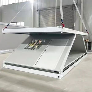 उच्च गुणवत्ता वाले कारखाने प्रत्यक्ष आपूर्ति आधुनिक डिजाइन पोर्टेबल फोल्डेबल घर विला केबिन तेजी से स्थापना अस्थायी साइट कार्यालय - Product Image 4