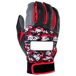 Guantes de bateo de béisbol profesionales para material de cuero juvenil con buen agarre - Product Image 1