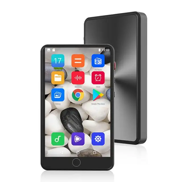 Wifi Mp4 Player BT Android 8,1 Portable Mp5 Hifi Sound Music Reproductor de Mp3 pantalla táctil completa con App Store