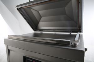 DZ-900 endüstriyel büyük odası gıda sınıfı 304 paslanmaz çelik 2 mühür barlar için zemin tipi vakum paketleme makinesi balık, et - Product Image 3