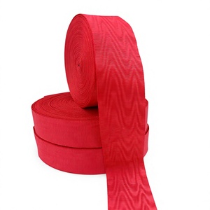 Ruban personnalisé recyclé en viscose/soie/coton, motif imprimé, largeur 1-1/2 pouces, option pour médailles de récompense et cérémonies - Product Image 1