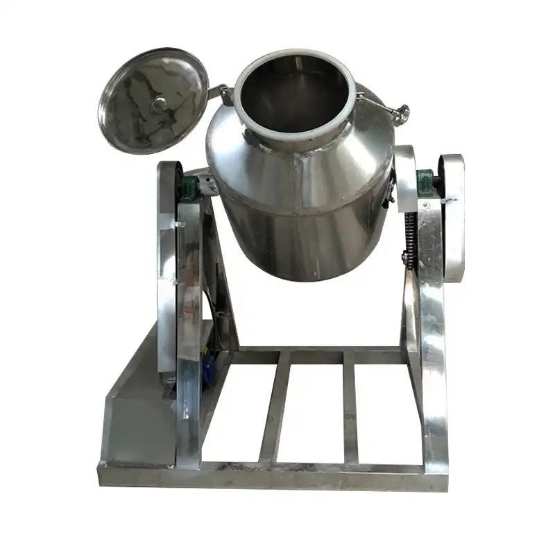 Industrial Stainless Steel Spice Making Mixing Machine Drum Mixer