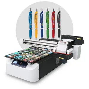 Multifunctionele Uv Printer Mobiele Telefoon Case 6090 Inkjet Uv Printer A1 Uv Printer Glas Plastic Hout Drukmachine