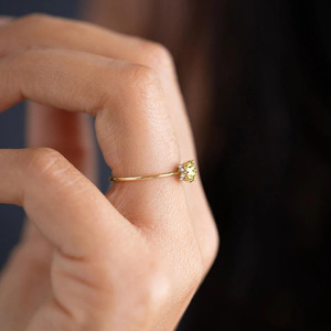 JCA Tùy Chỉnh 925 Sterling Silver Bạc Của Phụ Nữ Thời Trang Nhẫn Brilliant Cut Vàng Tiêu Điểm Kim Cương Với Tốt Mạ Lời Hứa Thiết Kế - Product Image 3