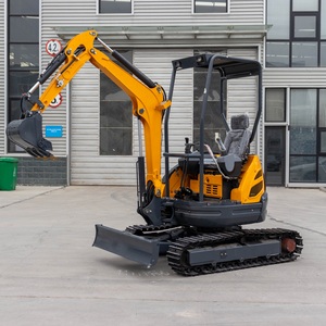 Mini Escavatore Multifunzione HT25 da 2,5 Tonnellate per Posa Cavi Stradali e Scavo Drenaggio <span class=keywords><strong>con</strong></span> Cingoli in Acciaio - Product Image 6