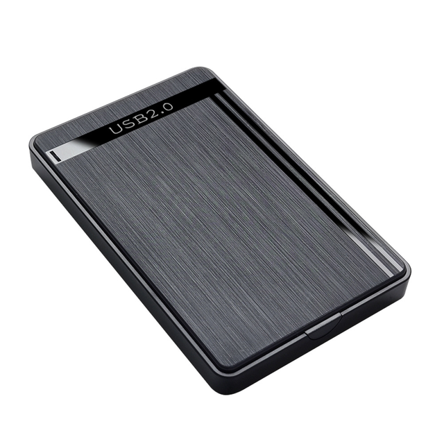 X827 2.5 Inch External Hard Drive Enclosure SATA to USB 2.0 Tool-Free Plastic Case for 9.5mm 7mm SSD/HDD X827