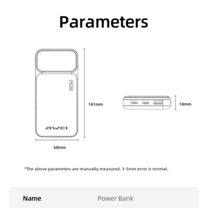 Mini Power Bank Produttore di Power Bank per Telefono, Novità con Supporto per Telefono, Power Bank 10000mAh per Branding PA-90 - Product Image 6
