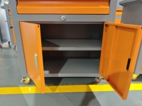 Chariot à outils industriel robuste avec roues, armoire de rangement métallique pour atelier de réparation et garage – Offre Spéciale