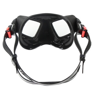 แว่นตาว่ายน้ำสำหรับผู้ใหญ่แบบมืออาชีพ พร้อมเลนส์กระจกนิรภัย กรอบโลหะ วัสดุ PC สำหรับดำน้ำยิงปลา ดำน้ำลึก ดำน้ำตื้น และดำน้ำฟรีไดฟ์วิ่ง - Product Image 5