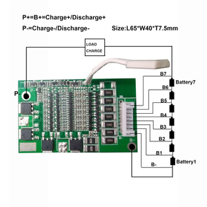 Lithium Pcm Hội Đồng Quản Trị 12V 25.9V 36V 48V <span class=keywords><strong>Pcb</strong></span> 7S 15A Bảng Mạch Uart Pin Lifepo4 3S Thông Minh Bms 4S - Product Image 4
