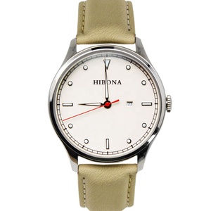 <span class=keywords><strong>Orologio</strong></span> al quarzo in acciaio inossidabile <span class=keywords><strong>con</strong></span> rose placcate <span class=keywords><strong>oro</strong></span> movimento MIYOTA 5BAR resistente all'acqua <span class=keywords><strong>cinturino</strong></span> in <span class=keywords><strong>pelle</strong></span> per gli uomini - Product Image 5