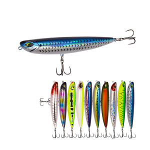Esca Galleggiante Tipo Pencil, Esca Artificiale da Pesca 120mm 22g, Esca Topwater Fatta a Mano per Pesca a Traina, Stick Bait per Pesca con <span class=keywords><strong>Esche</strong></span> - Product Image 1