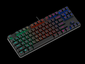 Factory Wholesale Custom 87-Key Wired Blue <b>Switch</b> Gaming Mechanical Keyboard 75% Wired <b>USB</b> New Product - Product Image 6