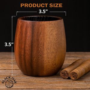 Kit de fumage pour whisky en bois carbonisé personnalisé, lot de 2, 10 oz, avec couvercle et 3 saveurs de copeaux de bois pour fumer le bourbon - Product Image 4
