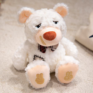 35cm Chorando Ferido Teddy Bear Boneca De Pelúcia Bonito Cura Plush Animal Plush Toy Companion Boneca Presente Fábrica Venda Direta - Product Image 4