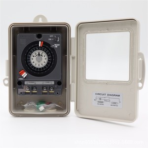 Minuteur mécanique industriel WHY TB35 N 220V AC 30A avec batterie pour couloirs d'escaliers et applications similaires - Product Image 1