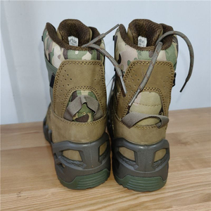 Bottes de randonnée TSB08, marron-vert à motif CP, bottes montantes 7-8 pouces et 8-9 pouces, service de personnalisation disponible - Product Image 4