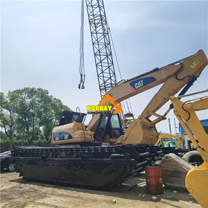 Excavadora Anfibia Usada para Dragado, Modelo 320/320C/320CL/320D/320D2, Cucharón de 1.0m, Motor de 140KW, Máquina de Dragado de Arena de Río con Pontón - Product Image 2