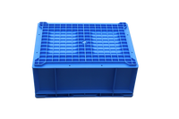 Caisse industrielle robuste HP3B, style solide, recyclable, boîte logistique en plastique robuste