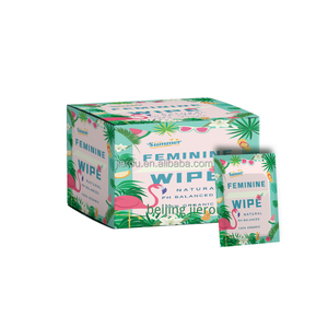 Lenços Higiênicos Femininos Orgânicos Não Tecidos Embalados Individualmente para Marca Própria, com Aromas, Cores e Tamanhos Personalizados, Limpeza OEM - Product Image 6