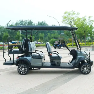 Skuter mobilitas elektrik 72v, 6 tempat duduk Off Road kereta Golf listrik