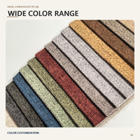 Tissu de velours imprimé pour housse de canapé, coussin, fauteuil et banc de salle à manger – Couleurs et largeurs personnalisées – Fournisseur de tissus pour canapés