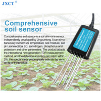 JXCT Capteur d'humidité de température du sol PH EC NPK Promouvoir la croissance des cultures Capteur de sol numérique complet 7 en 1