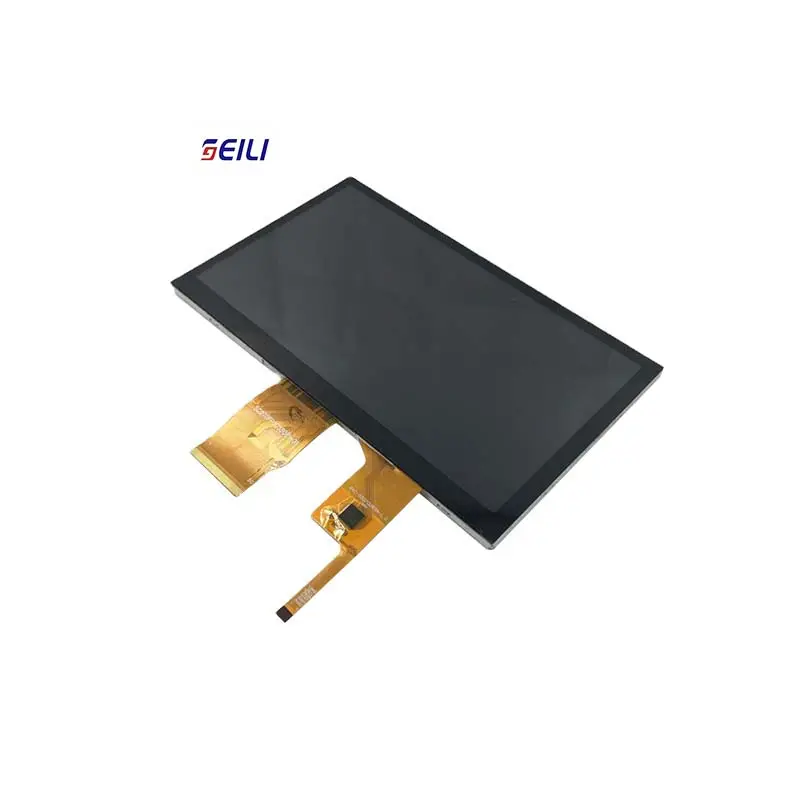 7 Inci LCD Layar IPS TFT LCD 1024X600 RGB 50 Pin dan 7 Inch Capacitive Touch