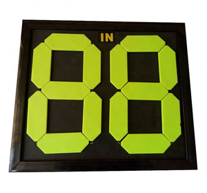 LXY-022 Bán Chạy Bảng Thay Thế Cơ Học 2 Mặt 2 Chữ Số Thiết Bị Tập Luyện Thay Đổi Cầu Thủ Bóng Đá - Product Image 2