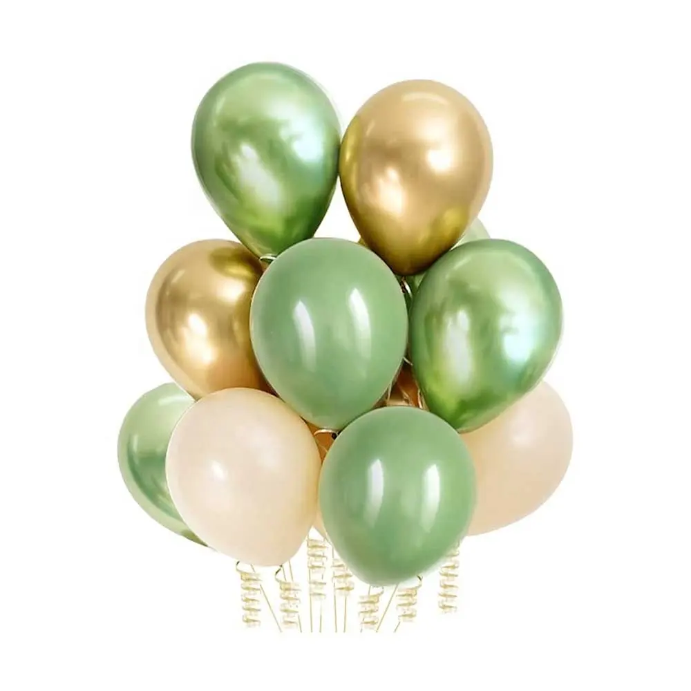 लेटेक्स हीलियम 5 10 इंच 18 इंच 36 "Globos बीन रंगीन Avocado हरी रेट्रो रंग के गुब्बारे माला कट्टर सेट
