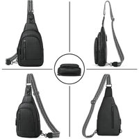 Petit Téléphone Portable En Cuir Sport Côté Poitrine Fanny Pack Sling Bandoulière Bagages Voyage Épaule Messenger Sac Cas Boîte pour Femmes