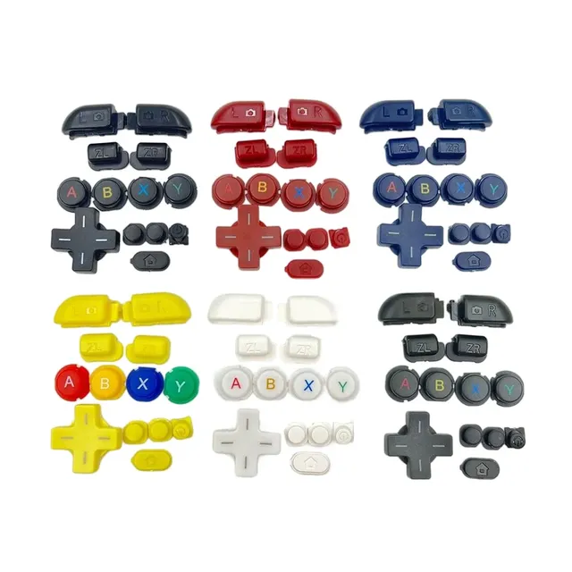 For NEW 3DS XL & LL Controller Buttons Replacements(A/B/X/Y/L/R/Home/On/Off) Conductive Plastic Assemble Spare Parts