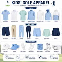 Op maat gemaakte golf poloshirts voor jongeren, korte mouwen, lichtgewicht, performance kleding, ademend golfkleding, groothandel fabrikant fabriek