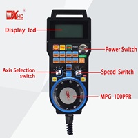 WIXHC - Control Remoto MPG con Cable de 4/6 Ejes Mach3 de la Mejor Calidad, Compatible con Coordenadas Mecánicas