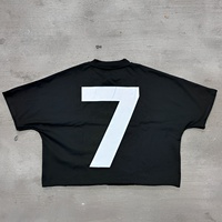 T-shirt Homme Personnalisé avec Logo – Vente en Gros, T-shirt Graphique Épais 100% Coton, Épaules Tombantes, Coupe Oversize, Style Streetwear pour Hommes