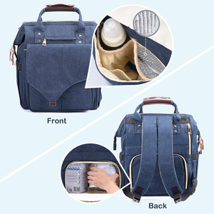 <span class=keywords><strong>Sac</strong></span> <span class=keywords><strong>à</strong></span> couches imperméable grande capacité pour maman et papa, 15 poches, compartiments isothermes, <span class=keywords><strong>compartiment</strong></span> humide, matelas <span class=keywords><strong>à</strong></span> <span class=keywords><strong>langer</strong></span>, pour poussette, commande en gros - Product Image 2