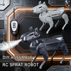 Cane <span class=keywords><strong>Robot</strong></span> AI EPT RC per Bambini - Giocattolo Unico in Plastica <span class=keywords><strong>da</strong></span> Autoassemblare con Funzione Spray - Product Image 1