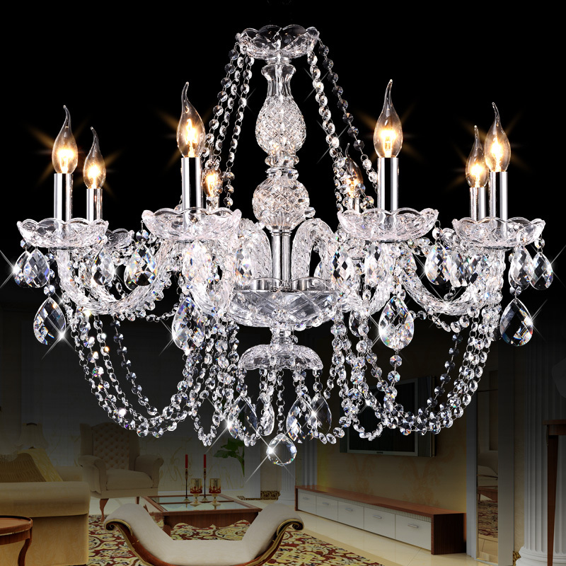 Wholesale Modern K9 Crystal LED Chandelier Luxury for Home Dining Room Bedroom Wedding Event Rental Ceiling Light