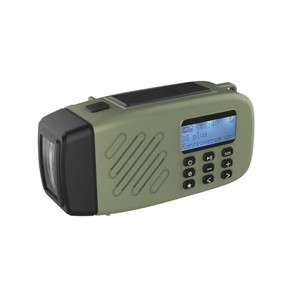 <b>Portable</b> <b>Radio</b> <b>DAB</b> FM AM LCD Display <b>Rechargeable</b> Battery Solar Emergency Use Hand Crank - Product Image 1