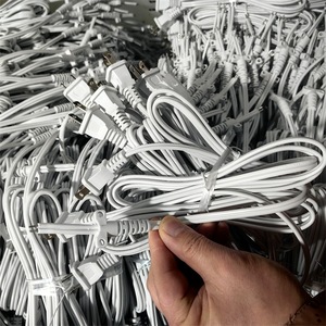Ac Power Cord Nema Plug <b>Copper</b> Wire <b>Stripped</b> End Home Appliance Use - Product Image 3