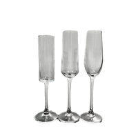 Flûtes à champagne classiques en verre premium 31-6-3 – Verres à vin mousseux de qualité supérieure pour les fêtes